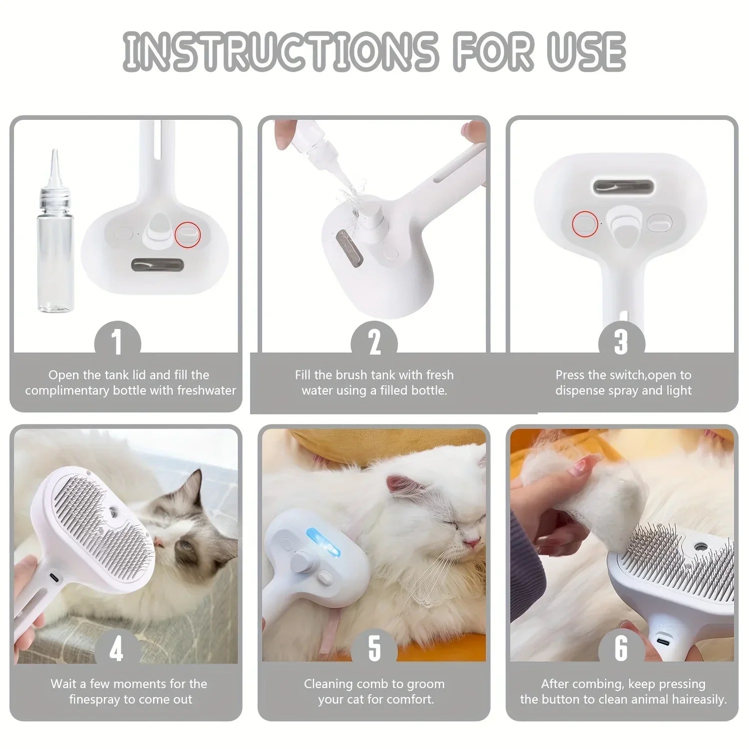 PurePaw™ Steam Brush
