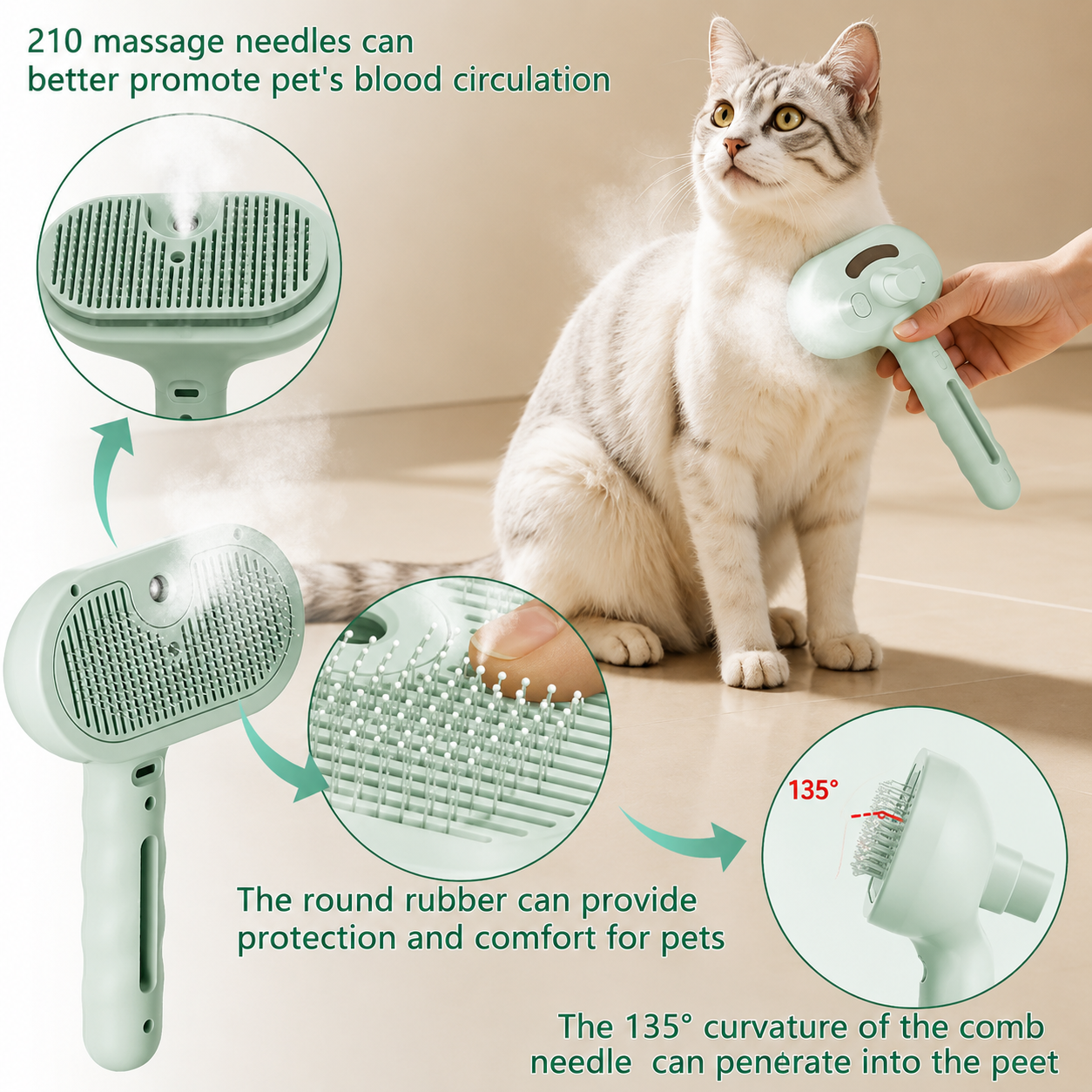 PurePaw™ Steam Brush